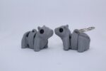 Baby Hippo Flexi Keyring