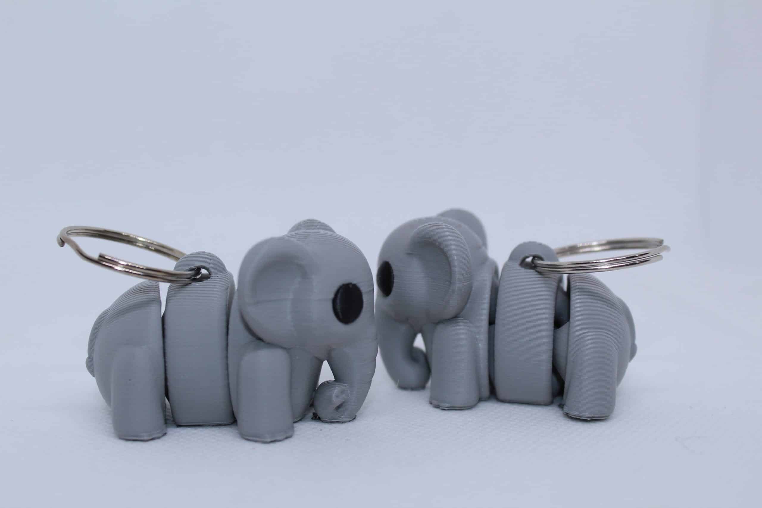 Flexi Elephant Keyring