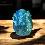 Blue Green Silk Dragon Egg