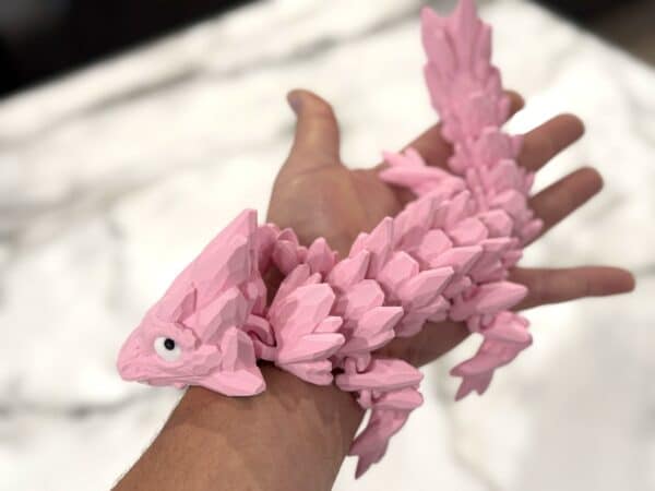 Gemstone Baby Dragon - Pink Pastel