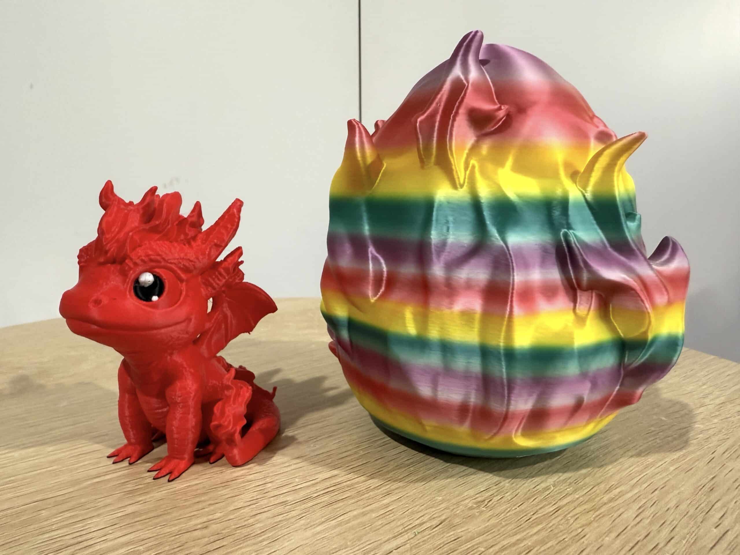 Cute Red Dragon in Egg