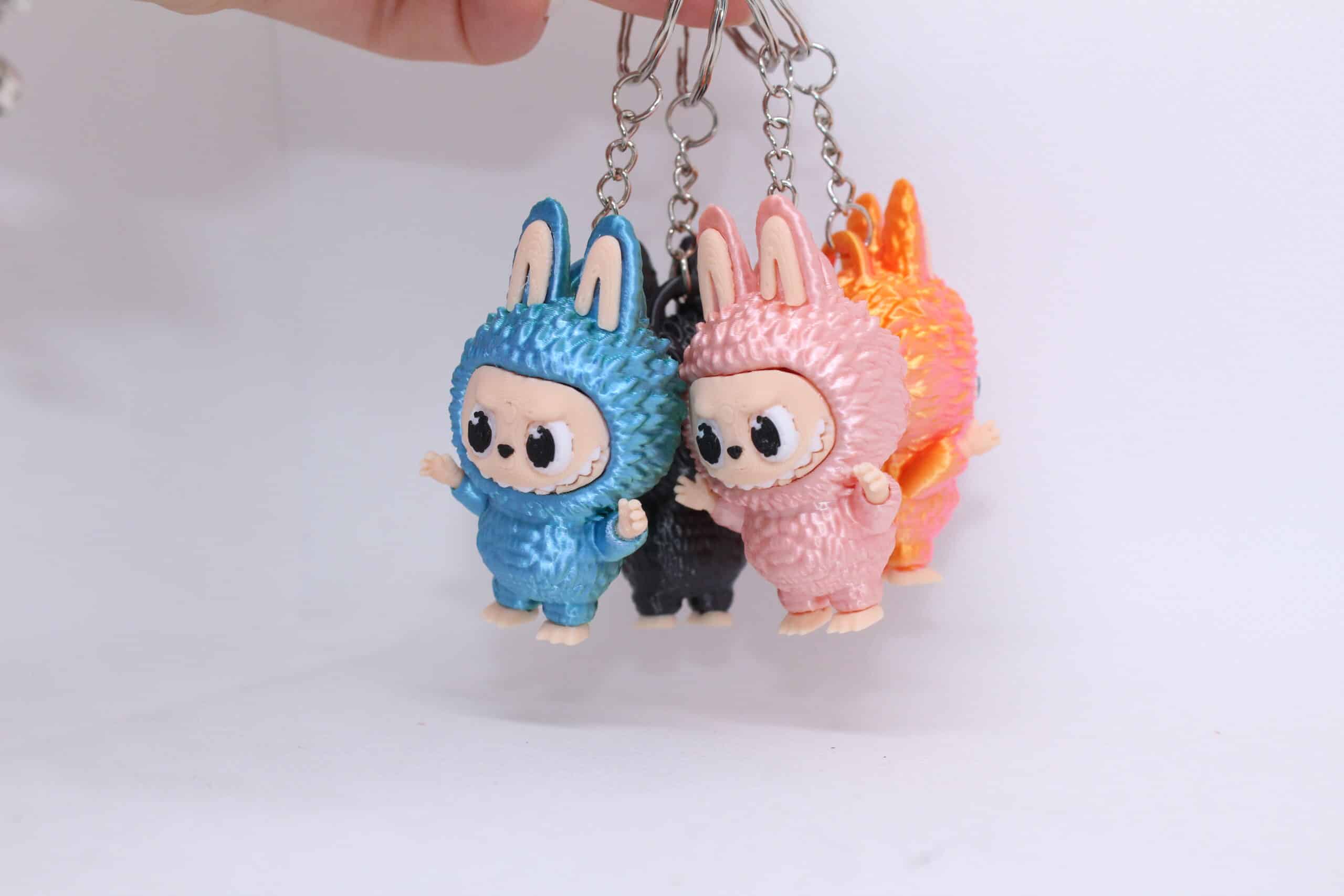 Silk Labubu Keyring