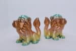 Blue Bronze Yellow Silk Lion
