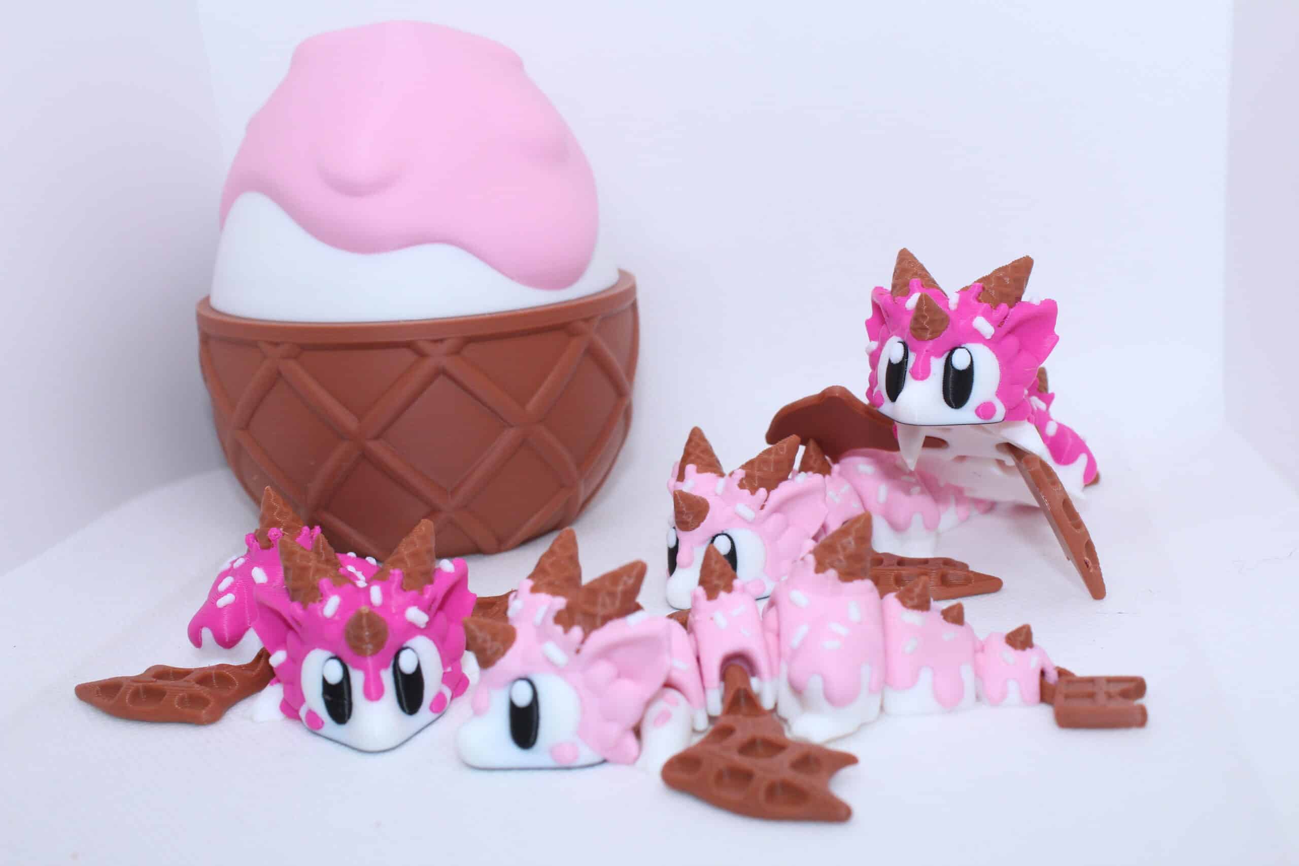 Mini Ice Cream Dragon Egg & Hatchlings - Image 3